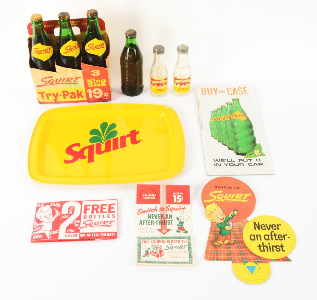 LOT OF SODA POP MEMORABILIA. (1 of 4)