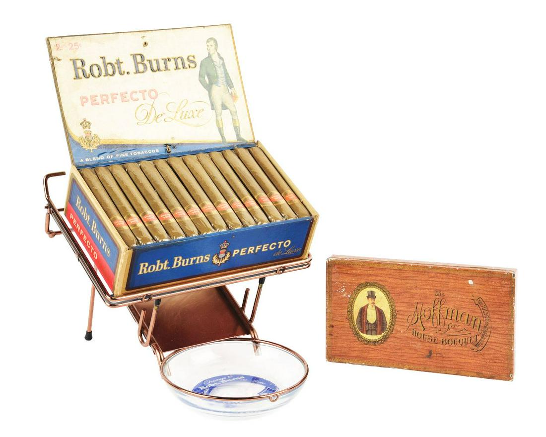 LOT OF 2: CIGAR RELATED ITEMS. (1 of 10)