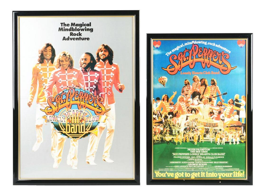 LOT OF 2: FRAMED POSTERS. (1 of 2)