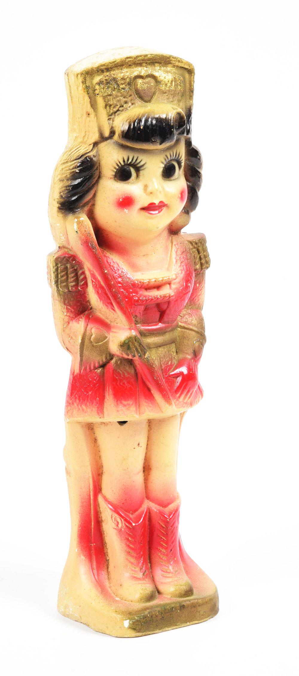 CHALK CARNIVAL MAJORETTE STATUE. (1 of 2)