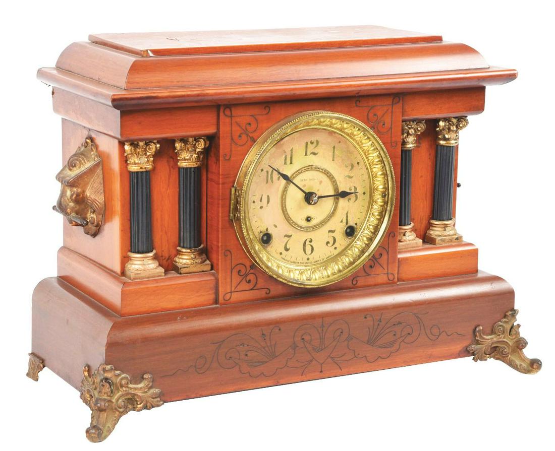 SETH THOMAS MANTEL CLOCK. (1 of 5)