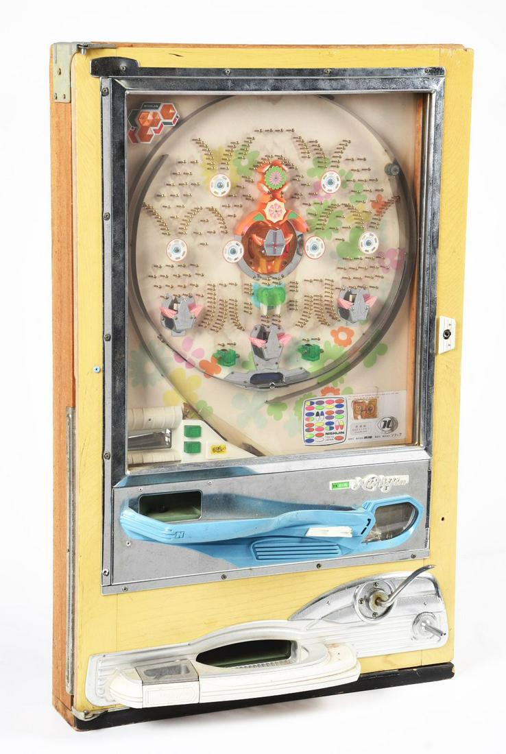 NISHIJIN COUNTERTOP PINBALL GAME. (1 of 5)