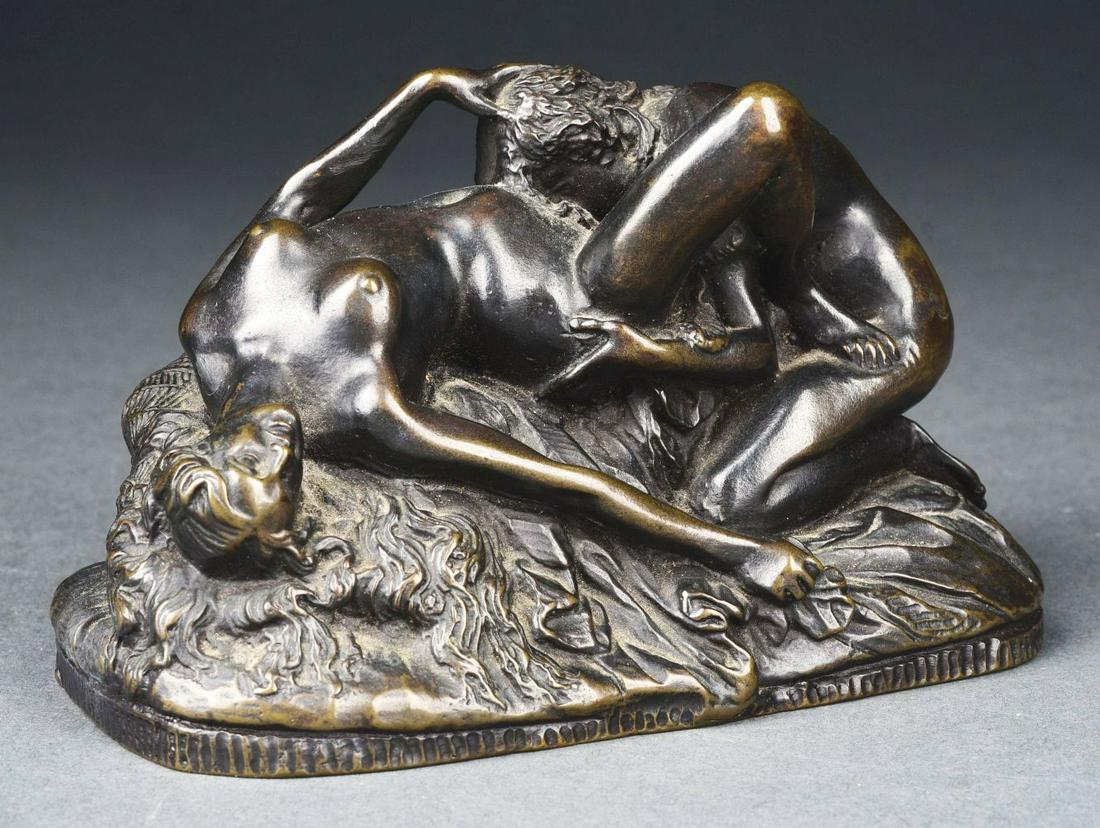 EROTICA BRONZE WOMEN MAKING LOVE. (1 of 5)