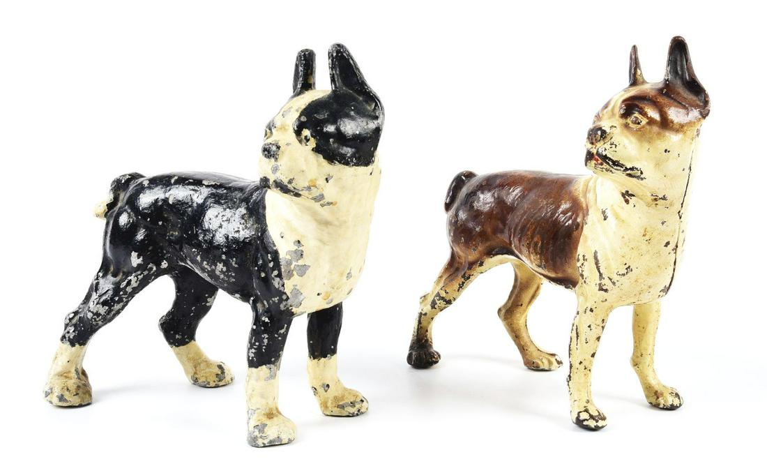 LOT OF 2: CAST IRON BOSTON TERRIER DOORSTOPS. (#1646) on Feb 27, 2023 | Dan Morphy Auctions in PA LOT OF 2: CAST IRON BOSTON TERRIER DOORSTOPS. (#1646) on Feb 27, 2023 | Dan Morphy Auctions in PA