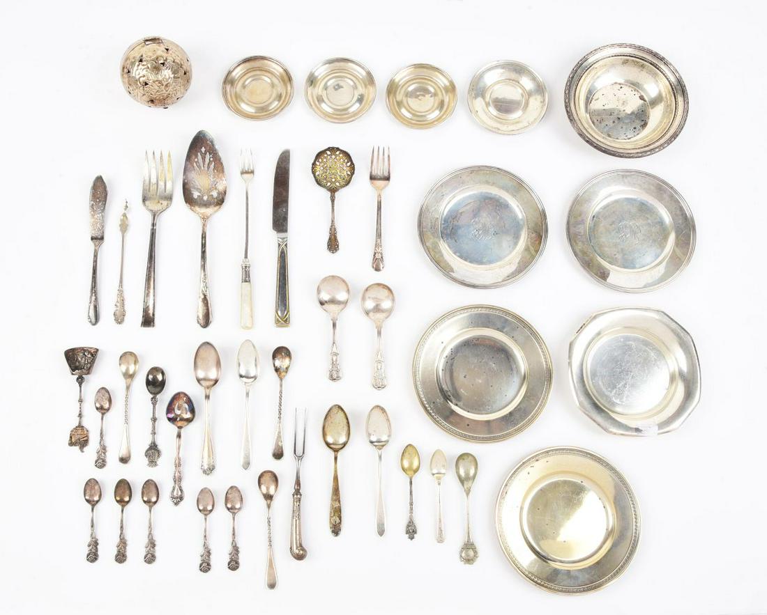 LOT OF STERLING SILVER. (1 of 1)