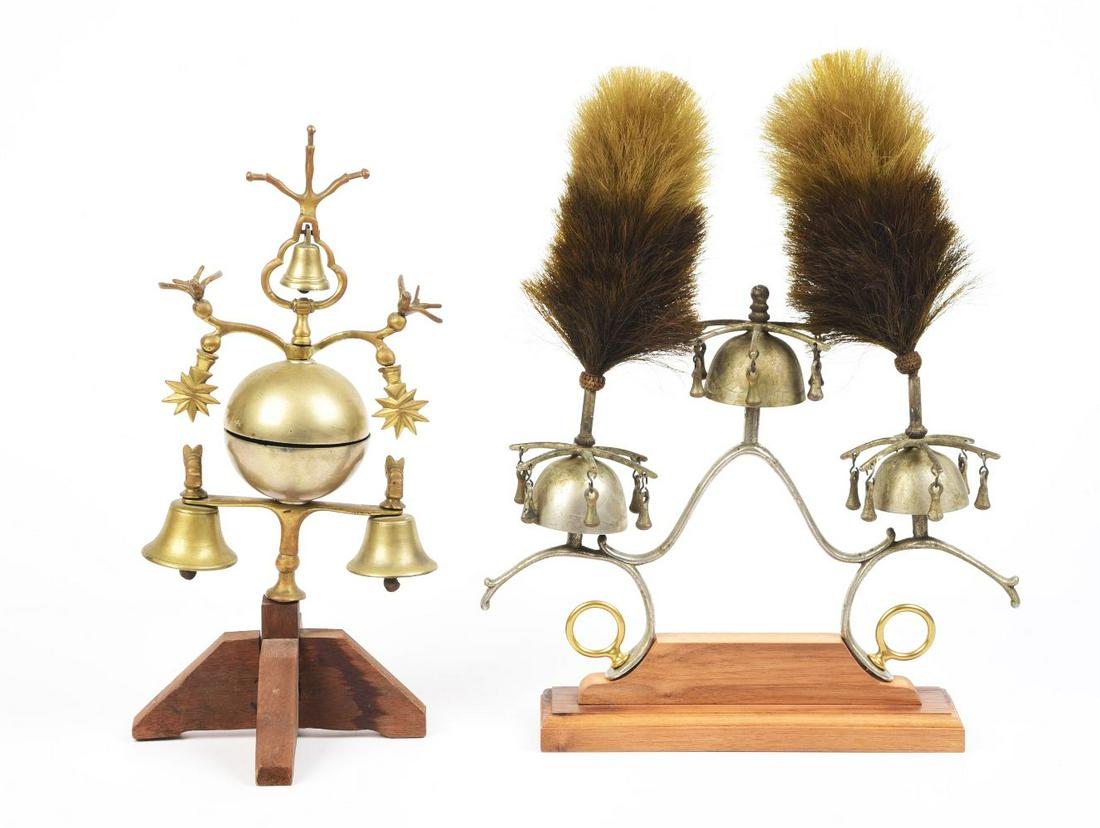 LOT OF 2: PARADE CARRIAGE BELLS. (1 of 2)