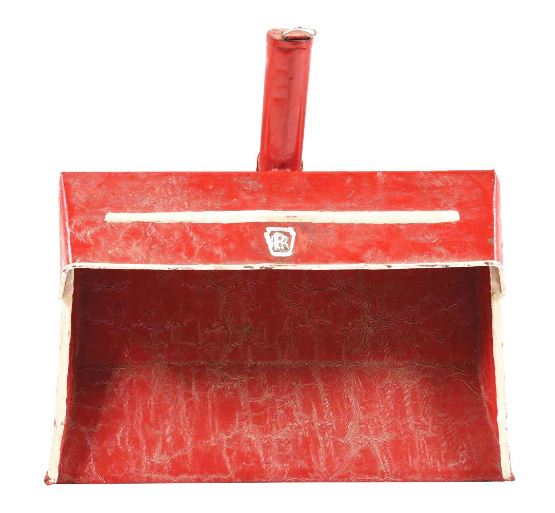 PRR DUST PAN.: PRR Keystone dust pan.Condition:(6.0).12" x 12" x 4 - 1/2".Dimensions: