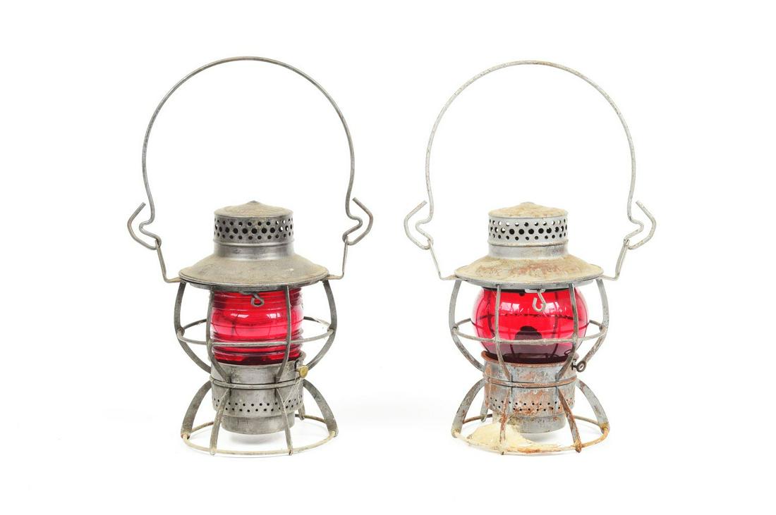 LOT OF 2: RAILROAD LANTERNS. (1 of 1)