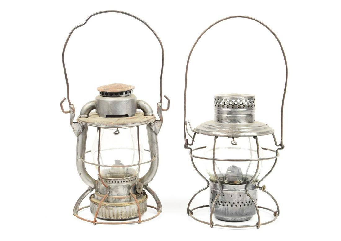 LOT OF 2: RAILROAD LANTERNS. (1 of 1)