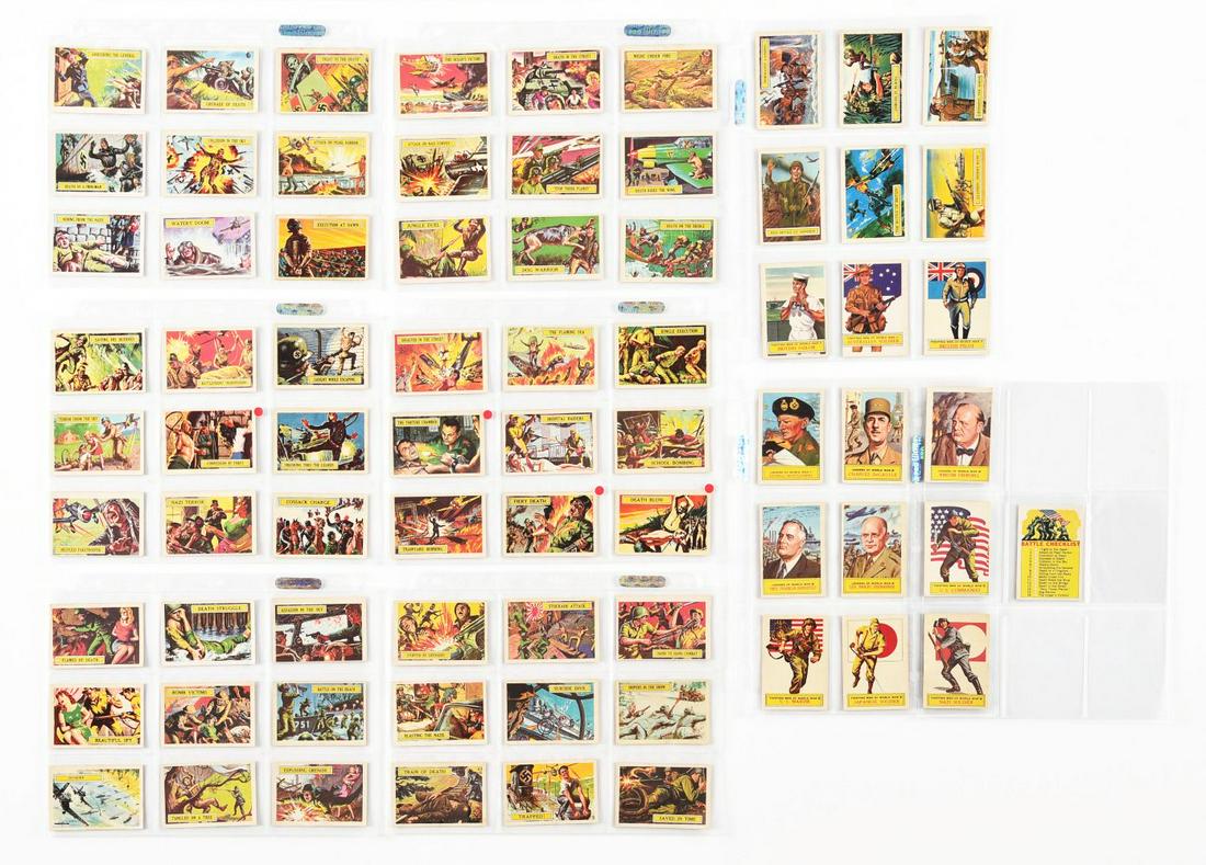 1966 ENGLISH & BC BATTLE CARD SET. (1 of 2)