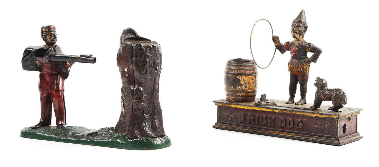 LOT OF 2: CAST IRON MECHANICAL BANKS. (1 of 2)