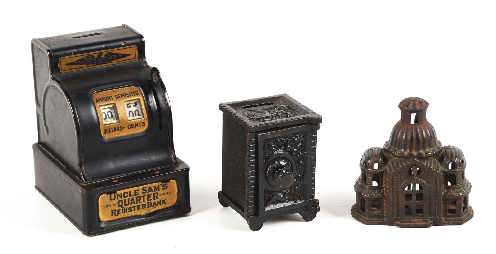 LOT OF 3: MECHANICAL BANKS. (1 of 3)