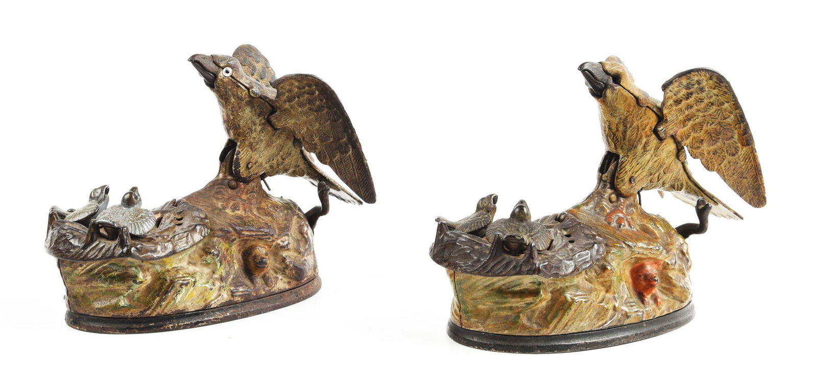 LOT OF 2: J & E STEVENS MECHANICAL BANKS. (1 of 2)