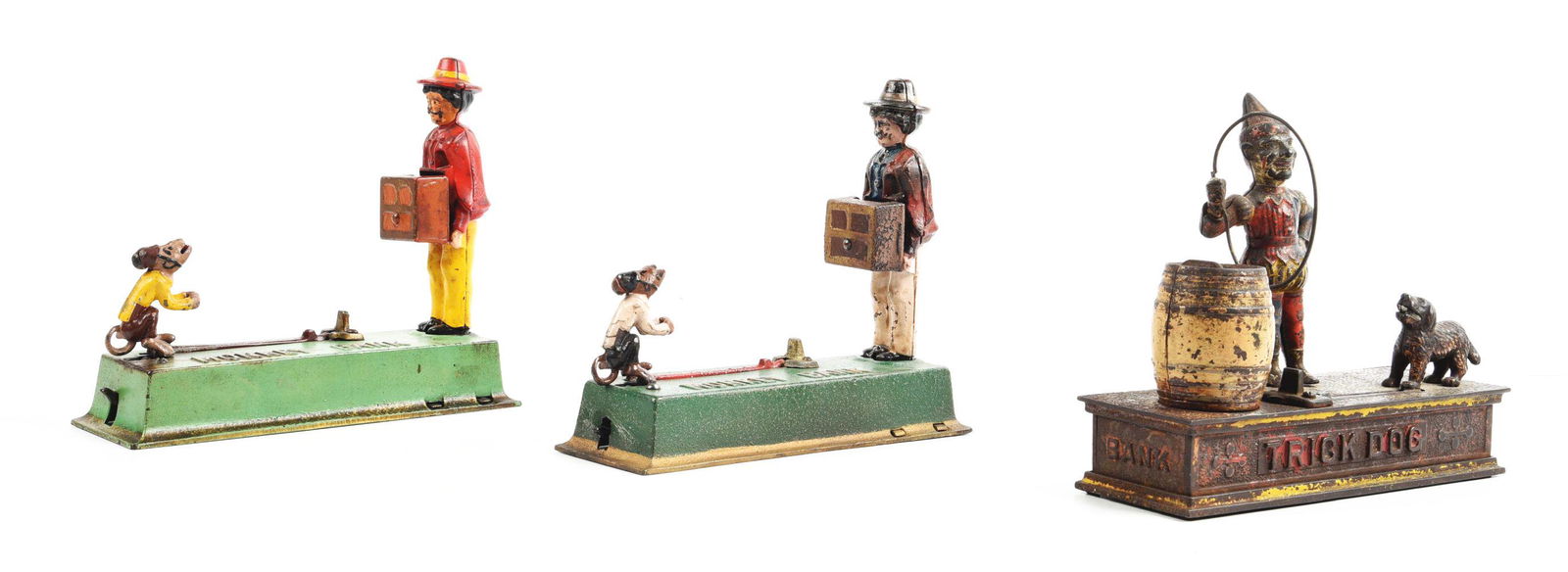 LOT OF 3: MECHANICAL BANKS. (1 of 2)