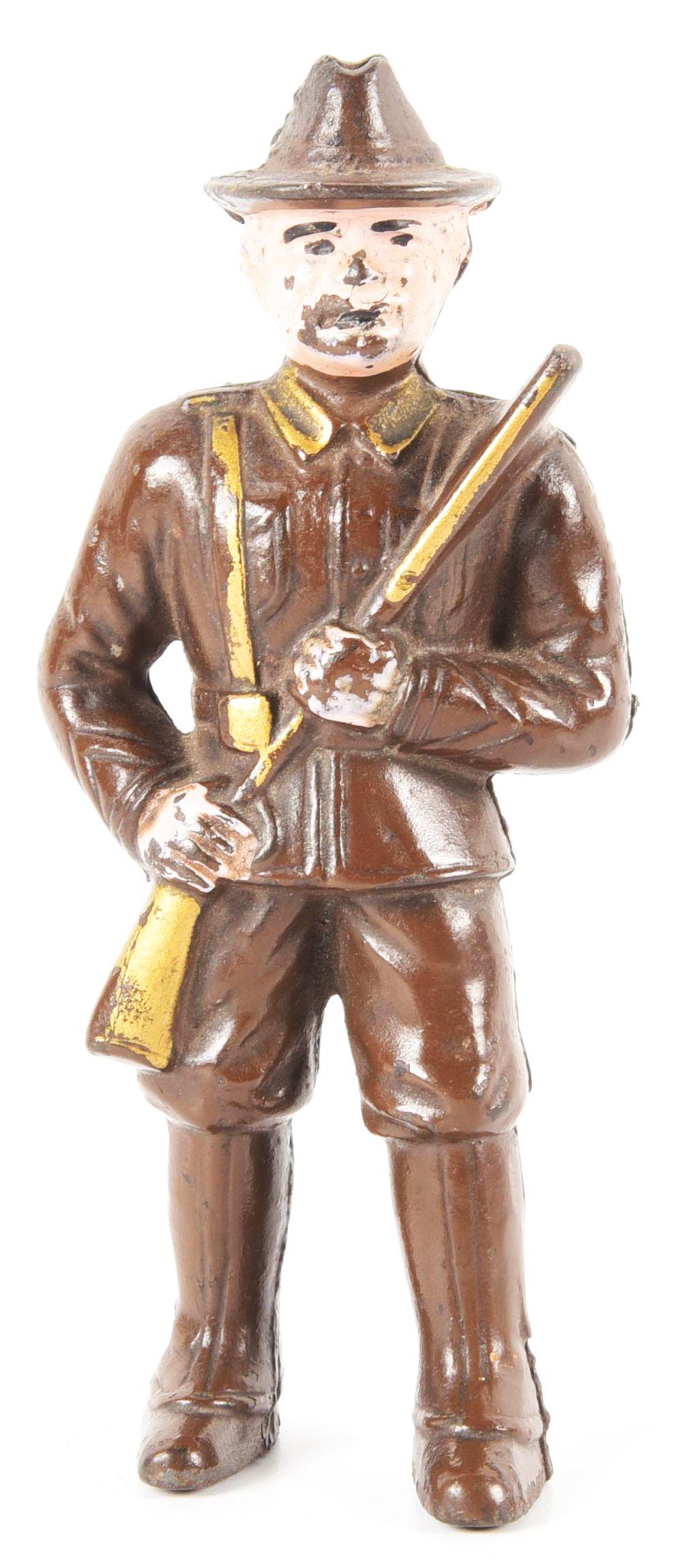 HUBLEY MINUTEMAN STILL BANK. (1 of 6)