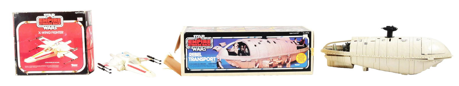 LOT OF 2: KENNER STAR WARS "THE EMPIRE STRIKES BACK" VEHICLE TOYS. (1 of 5)