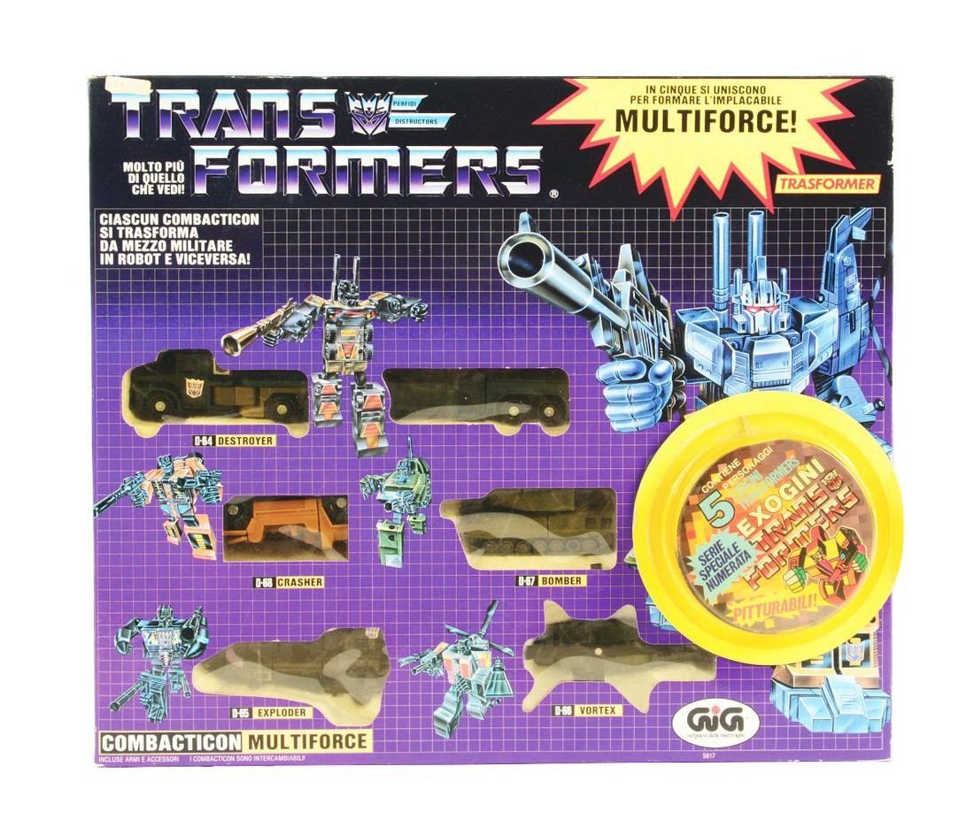 1983 TRANSFORMER'S MULTIFORCE COMBAT SET. (1 of 7)