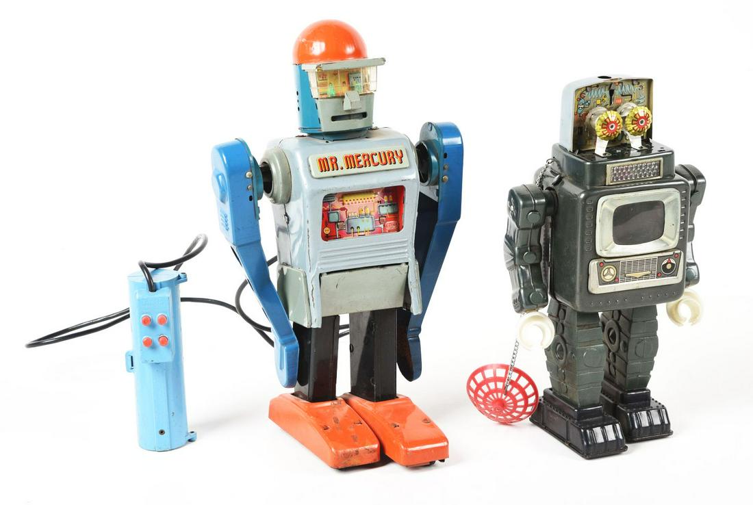 LOT OF 2: JAPANESE PARTS ROBOTS. (1 of 2)