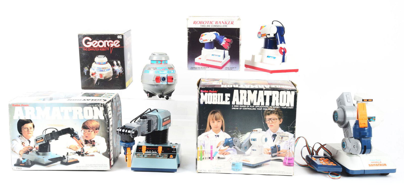 LOT OF 4: MOSTLY JAPANESE ARMATRON & OTHER ROBOTIC MACHINES. (1 of 1)