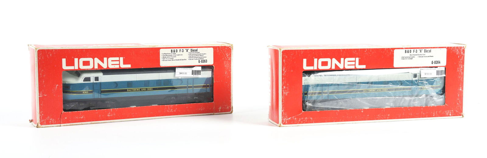 LIONEL MPC CONTEMPORARY B&O F-3A DEISEL A AND B UNIT. (1 of 2)