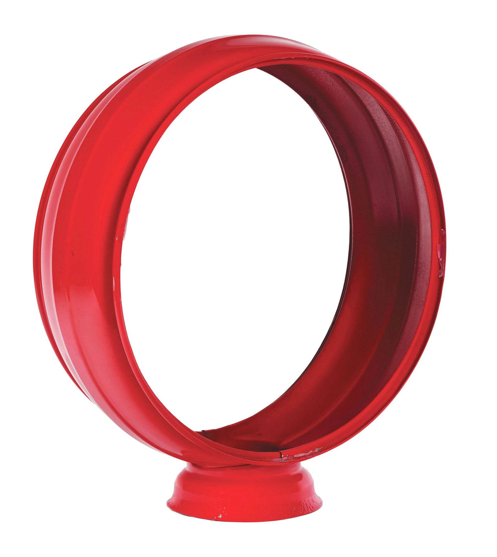 ORIGINAL 15" LOW PROFILE METAL GLOBE BODY. (1 of 6)