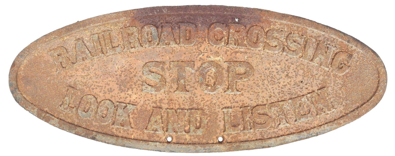 RAILROAD SIGN. (1 of 2)