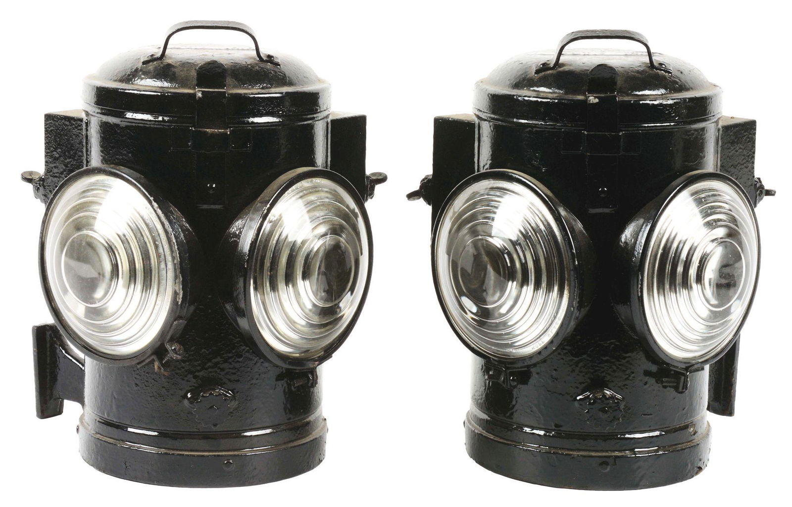 LOT OF 2: D & TSL RR LOCOMOTIVE CLASSIFICATION LAMPS. (1 of 6)