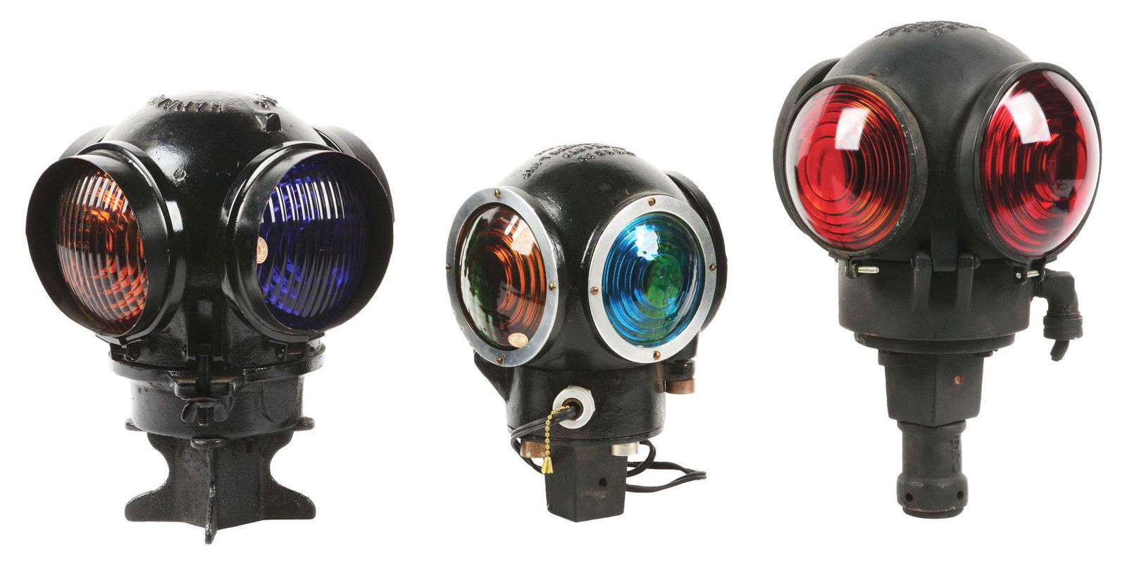 LOT OF 3: RAILROAD LAMPS. (1 of 7)