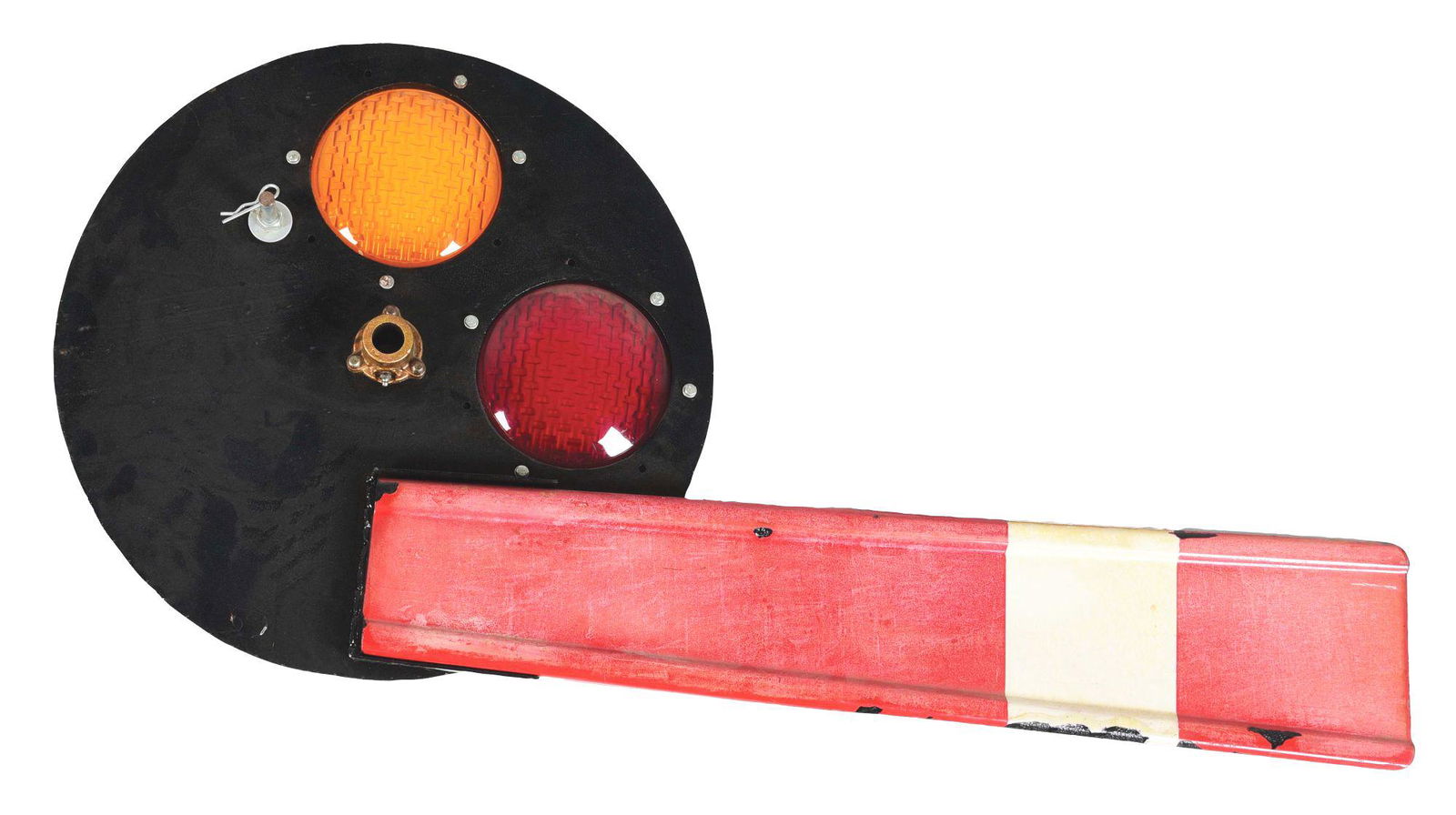 RAILROAD SEMAPHORE SIGNAL ARM. (1 of 2)