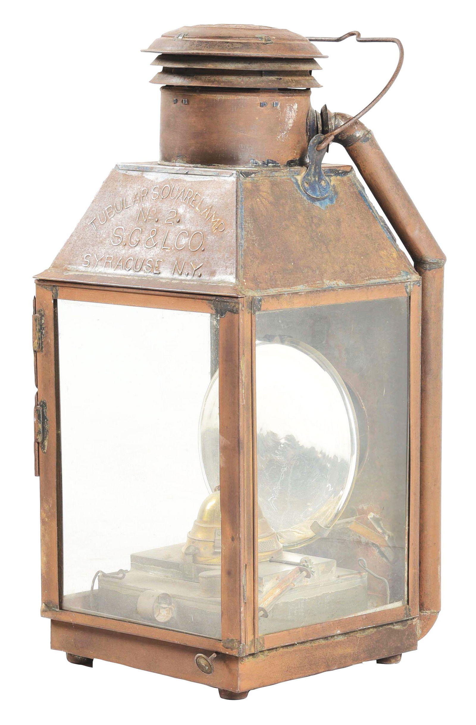 TUBULAR SQUARE LAMP. (1 of 5)