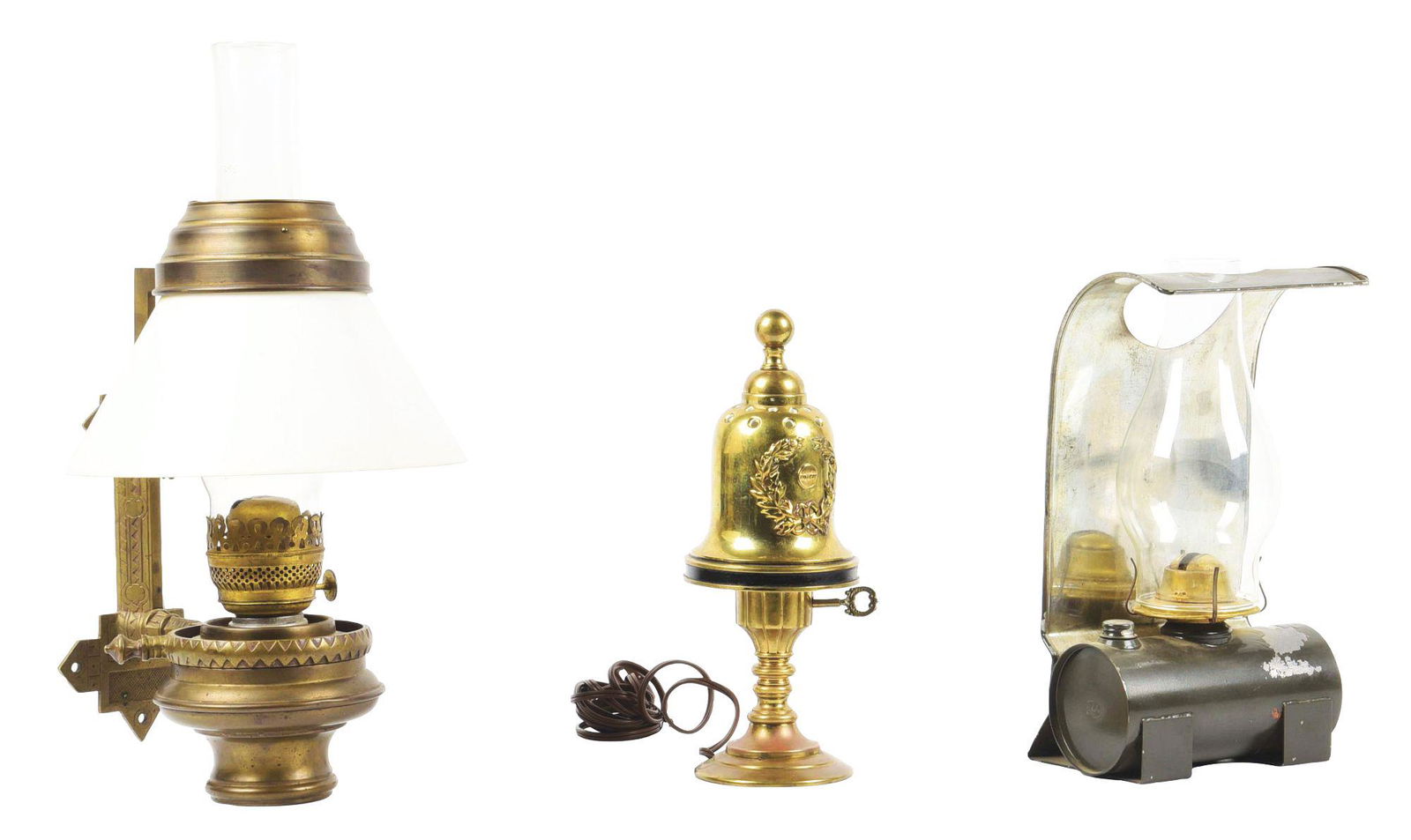 LOT OF 3: RAILROAD LAMPS. (1 of 3)