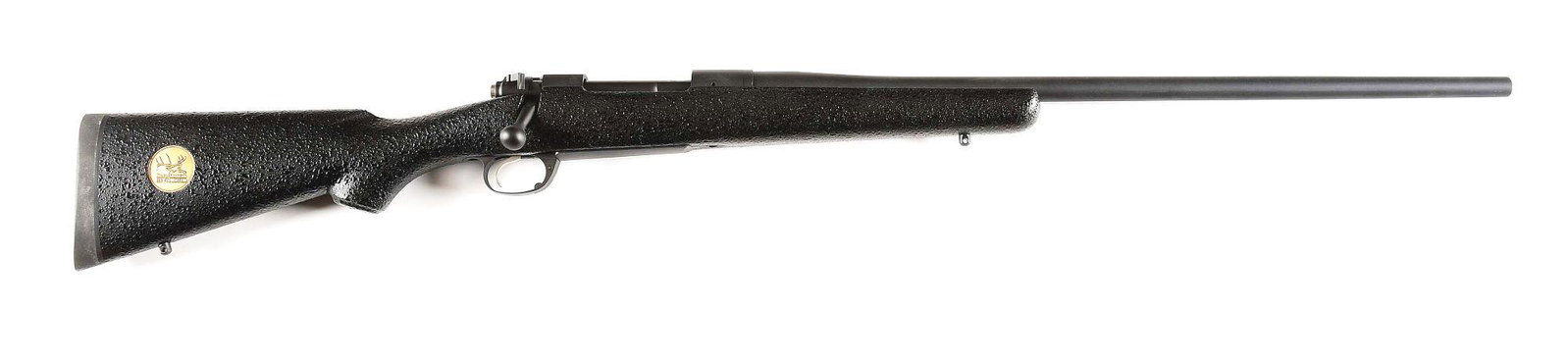 (M) ROCKY MOUNTAIN ELK FOUNDATION JARRETT RIFLES MODEL 49 .300 JARRETT BOLT ACTION RIFLE.: Jarrett rifles are extremely well regarded in the hunting community, and they are colloquially known as the world's most accurate hunting rifles. Model 49 with in .300 Jarrett with a tapering barrel, 