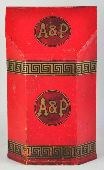 Early A&P Store Bin.: Description Circa 1910 to 1920. Wooden construction. With some general overall marks and wear. Condition (Good - Very Good). Size 30" x 18" x 18".