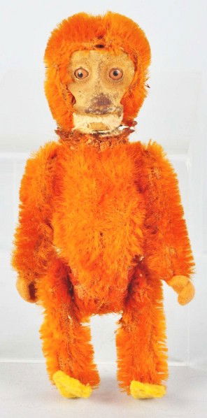 Schuco Monkey Perfume Bottle.: Description Original fur. Some wear to face. Condition (Very Good). Size 4 - 3/4" T.