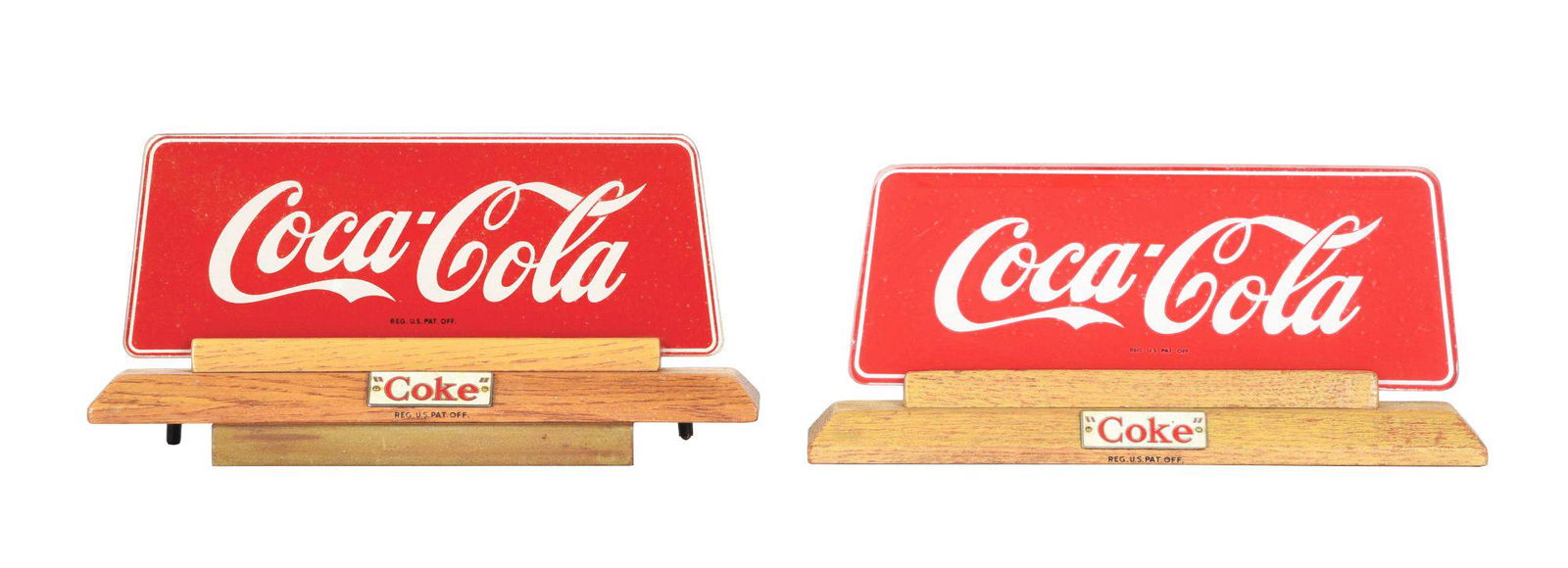 COLLECTION OF 2 PRICE BROTHERS COCA-COLA SIGNS. (1 of 2)