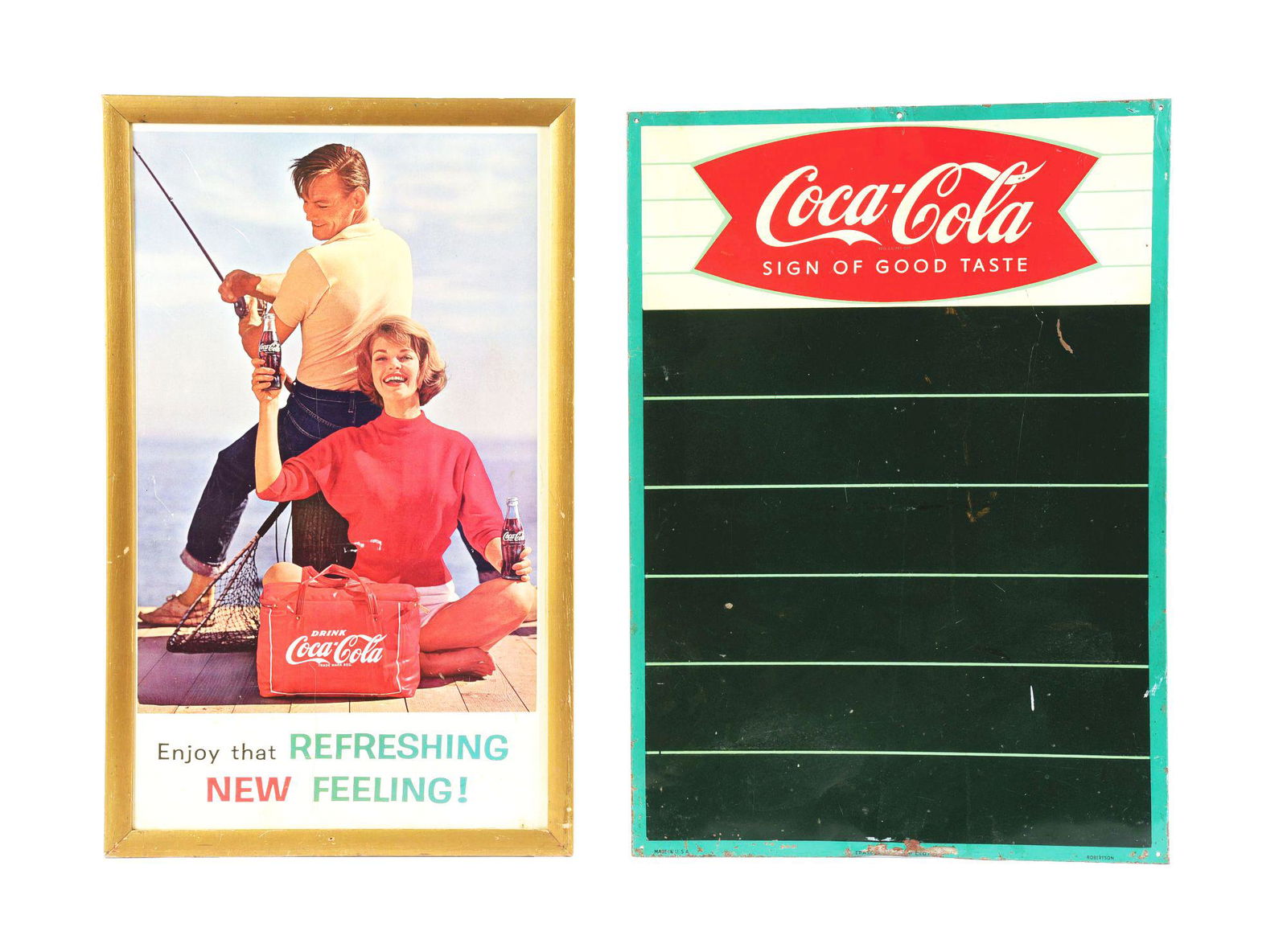 COLLECTION OF 2 COCA-COLA ADVERTISING PIECES. (1 of 4)