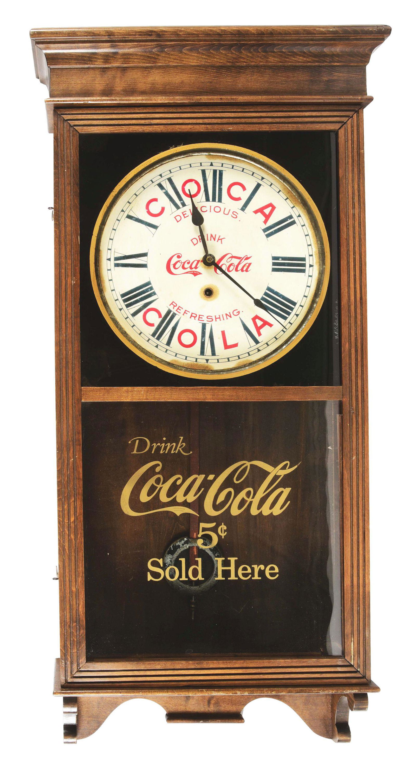 COCA-COLA SESSIONS STORE REGULATOR CLOCK. (1 of 3)