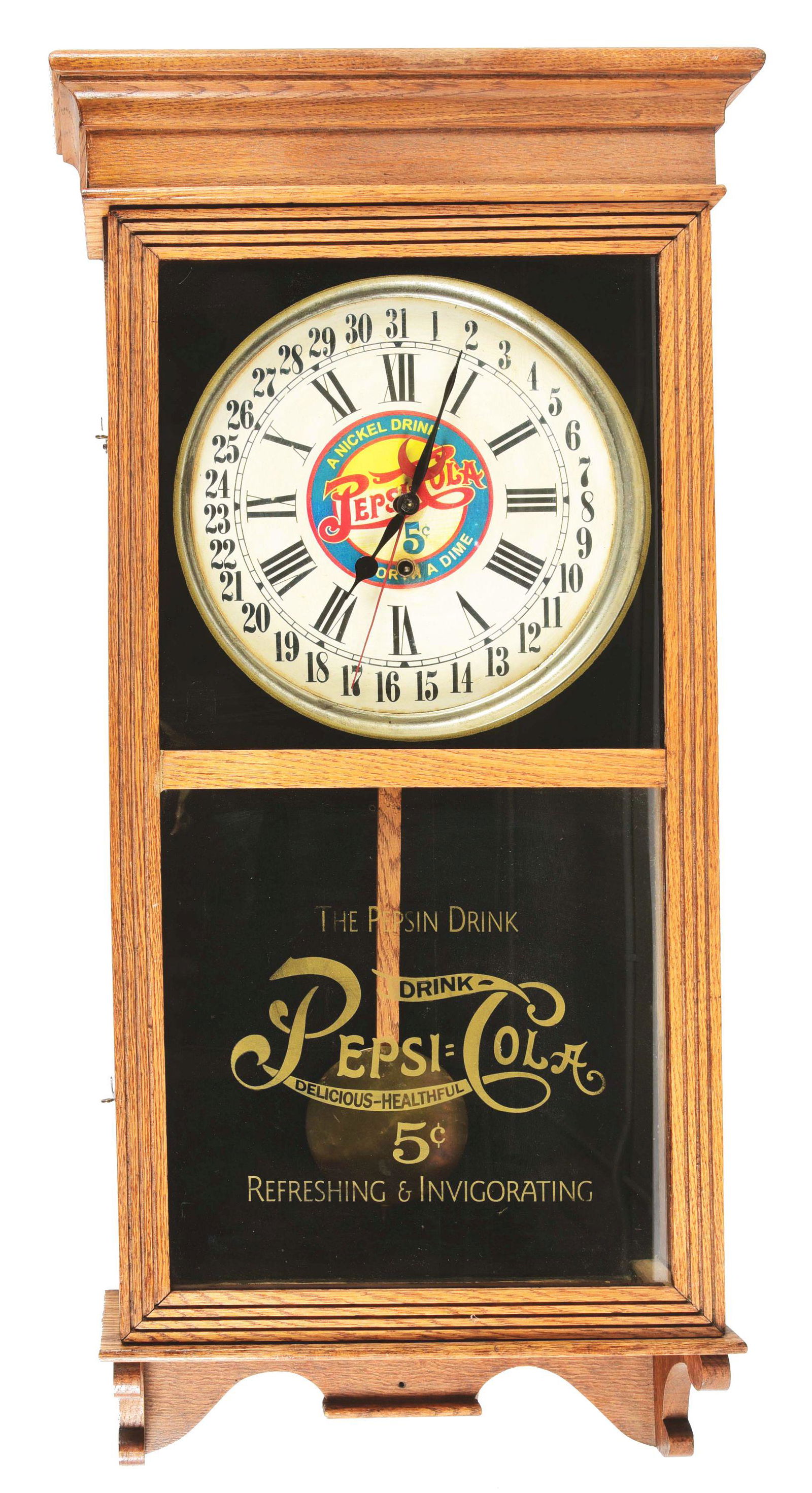 PEPSI-COLA REGULATOR CLOCK. (1 of 3)