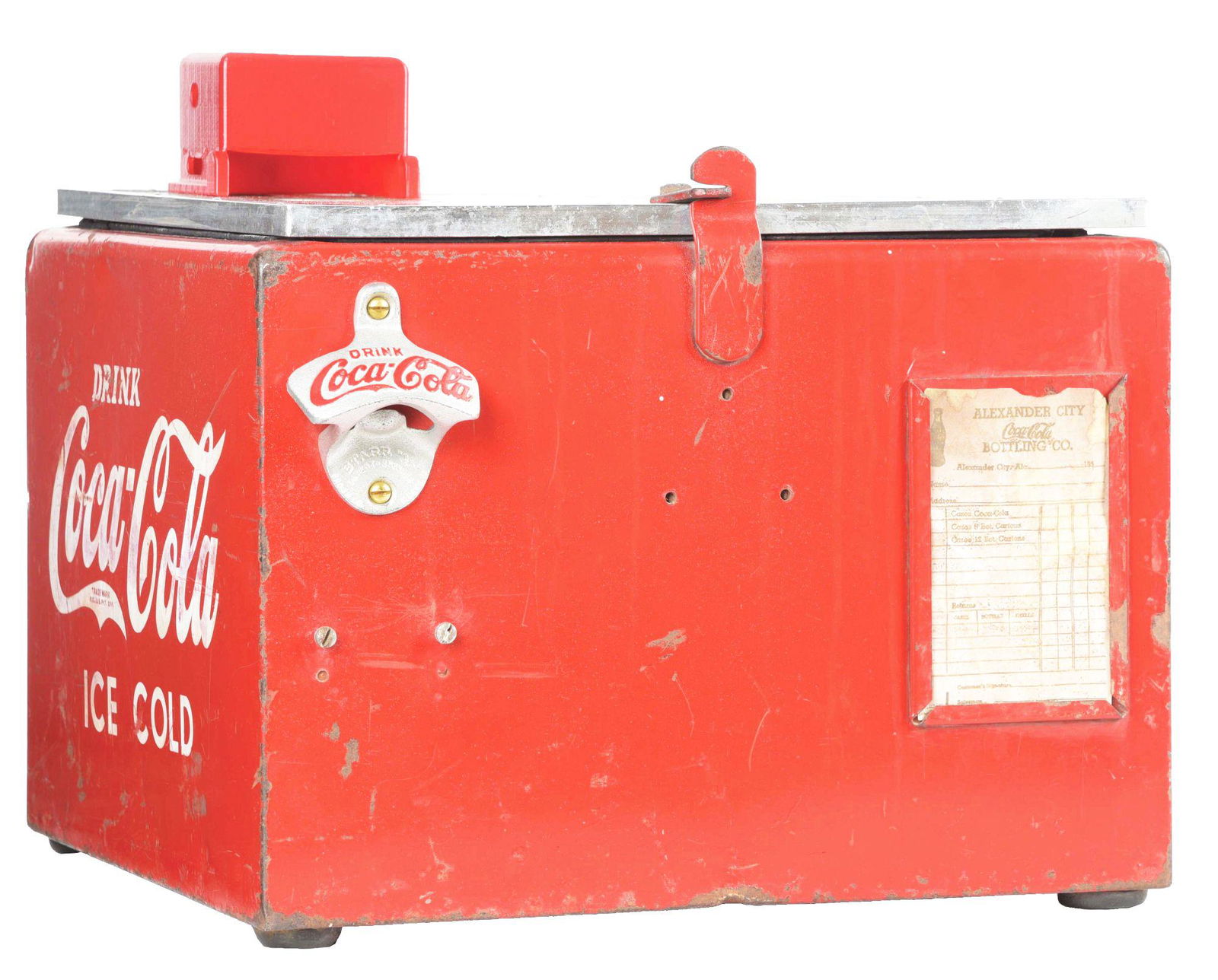 RARE 1930'S COCA-COLA INDUSTRIAL CARTON A-8 MACHINE COOLER. (1 of 6)
