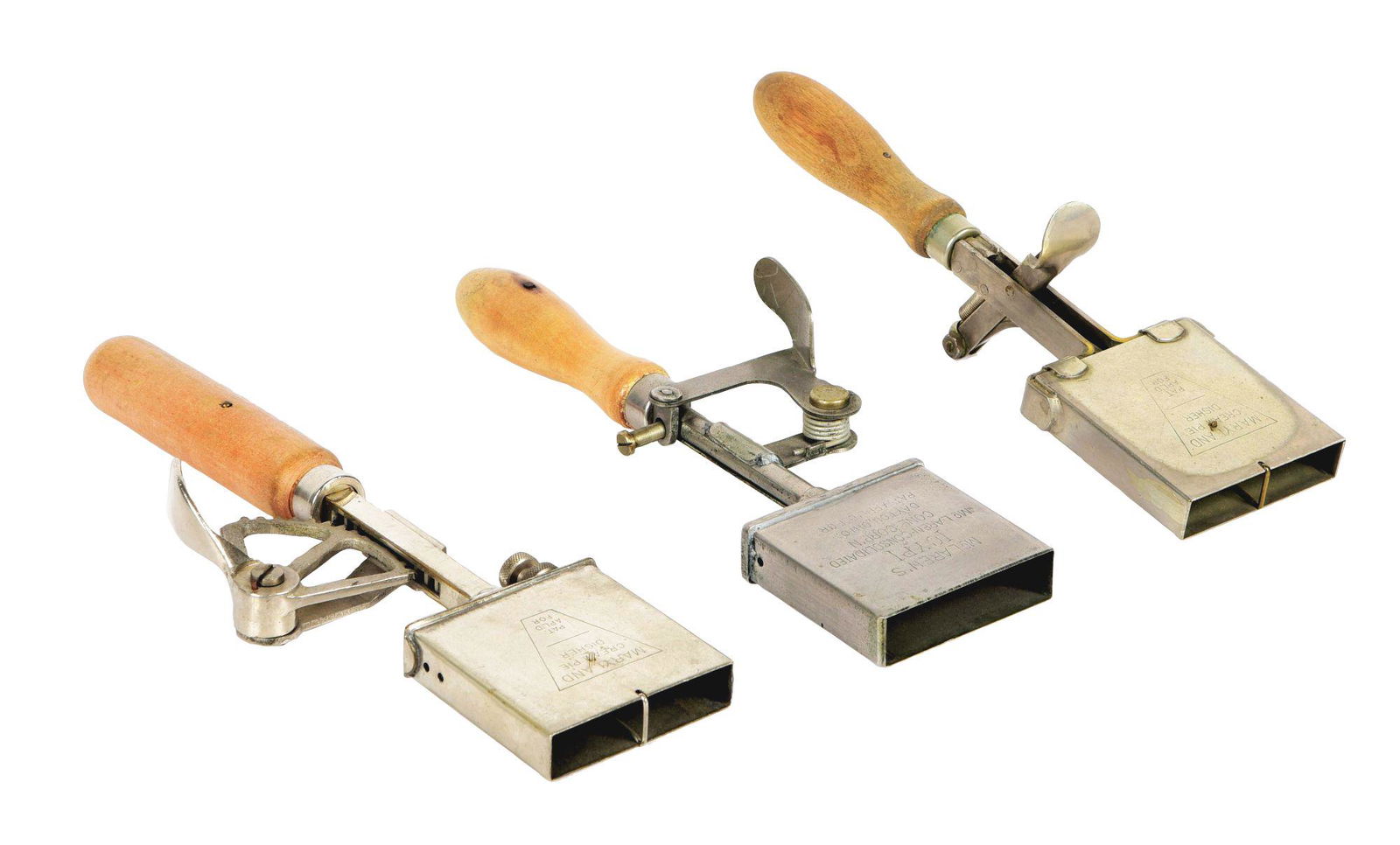 LOT OF 3: ICE CREAM SANDWICH MAKING SCOOPS. (1 of 5)