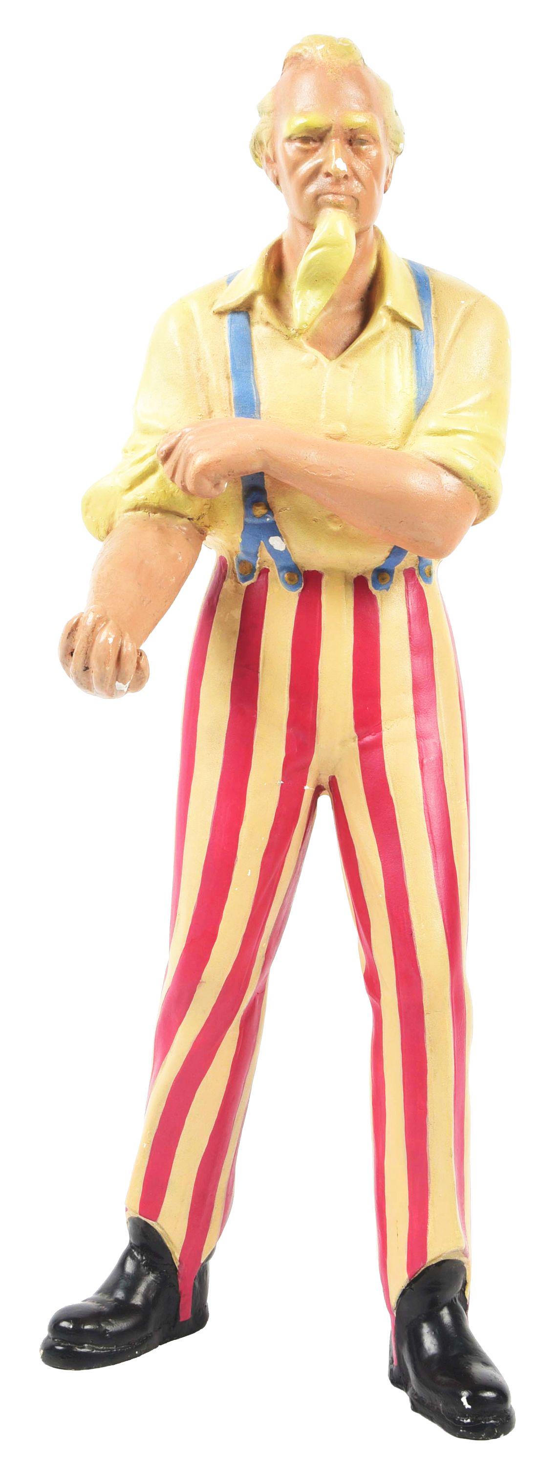 UNCLE SAM FLEXING STATUE. (1 of 4)