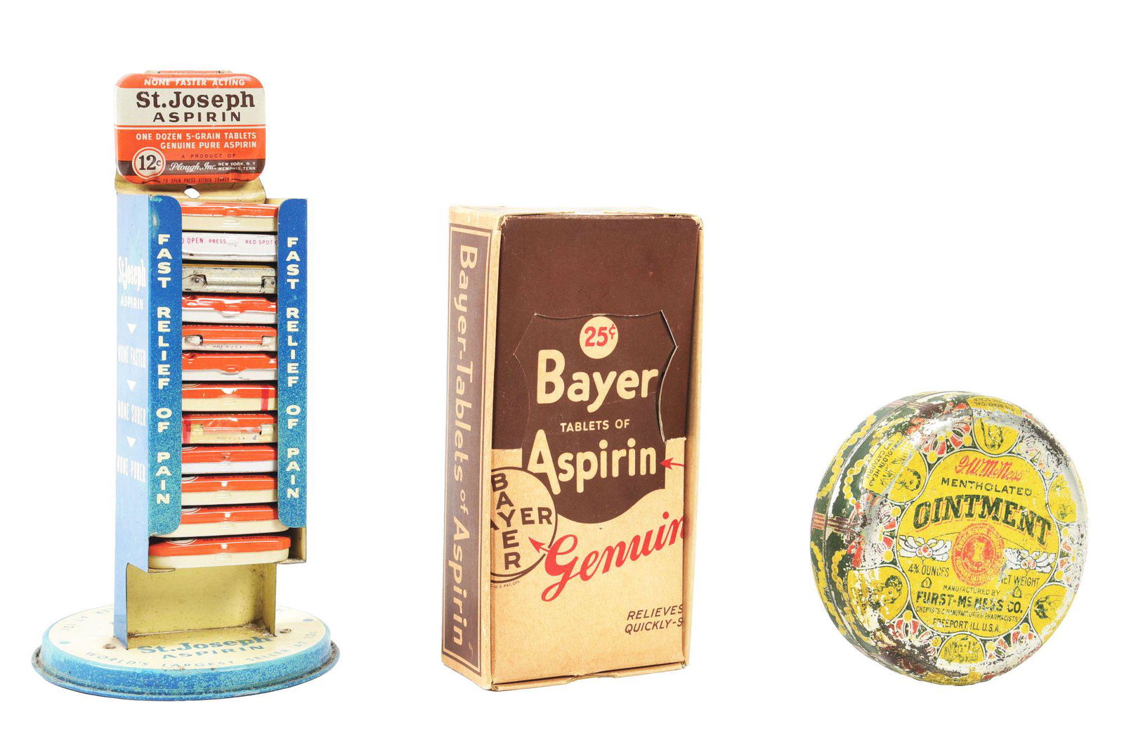 COLLECTION OF 3 EARLY REMEDY & ASPIRIN ADVERTISEMENTS. (1 of 3)