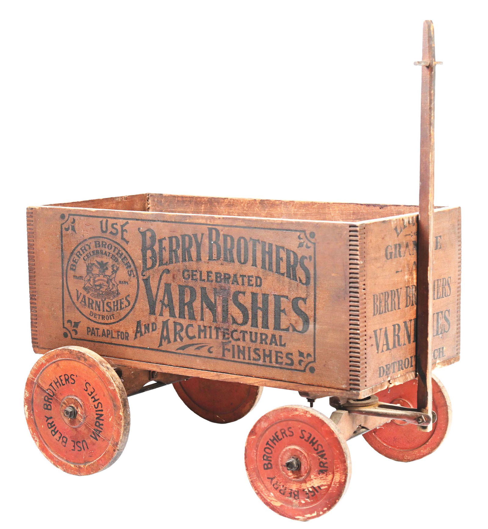 BARRY BROTHERS PAINTS AND VARNISHES ADVERTISING WAGON. (1 of 6)