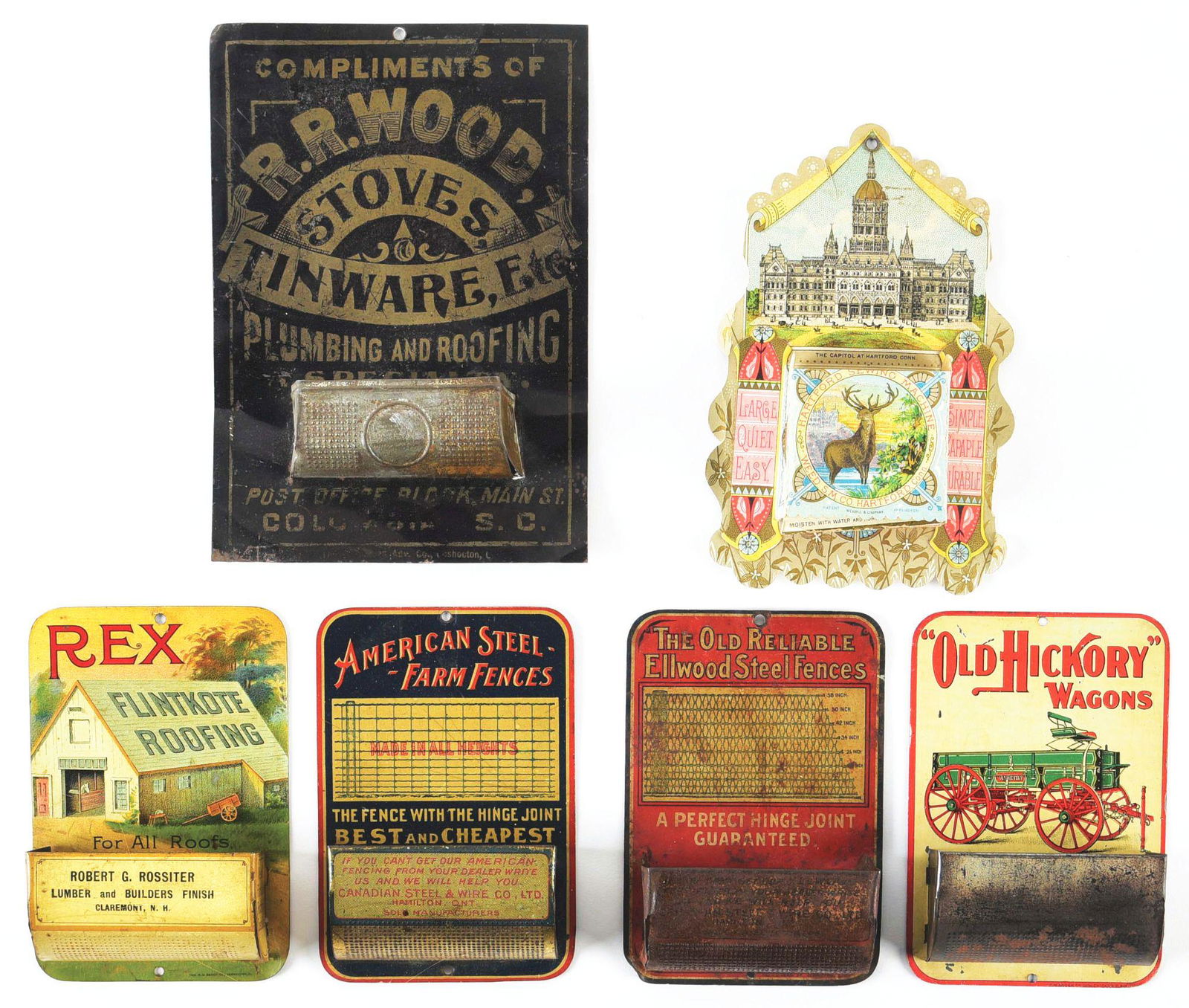 COLLECTION OF 7 MATCH STRIKE ADVERTISEMENTS. (1 of 2)