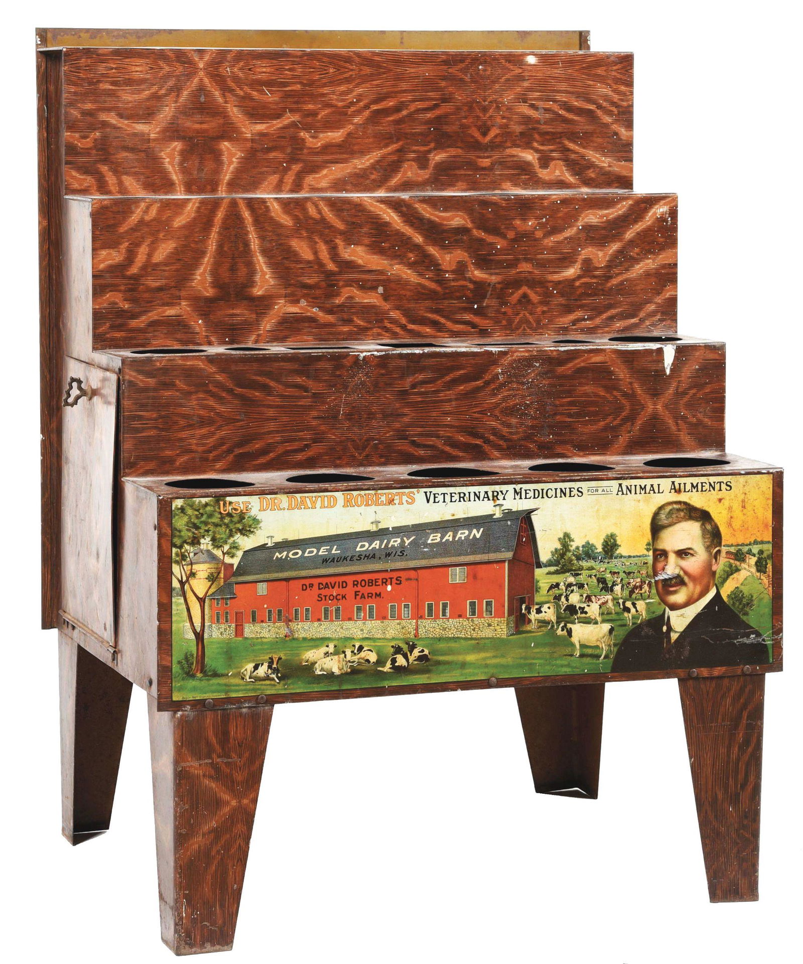 DR. DAVID ROBERT'S VETERINARY MEDICINE DISPLAY. (1 of 6)