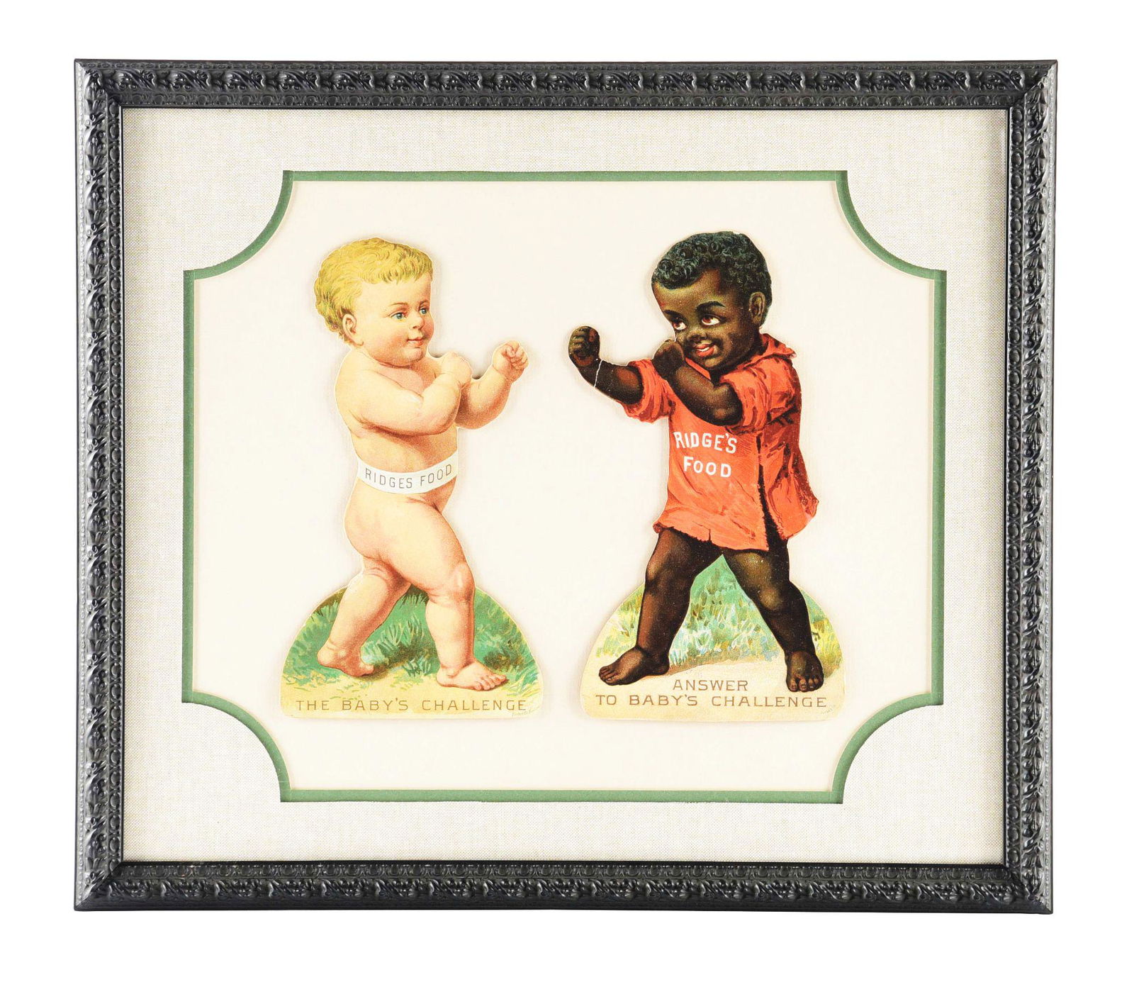 RIDGES FOOD DIE-CUT CARDBOARD DISPLAY W/ AFRICAN AMERICAN CHILD GRAPHIC. (1 of 2)