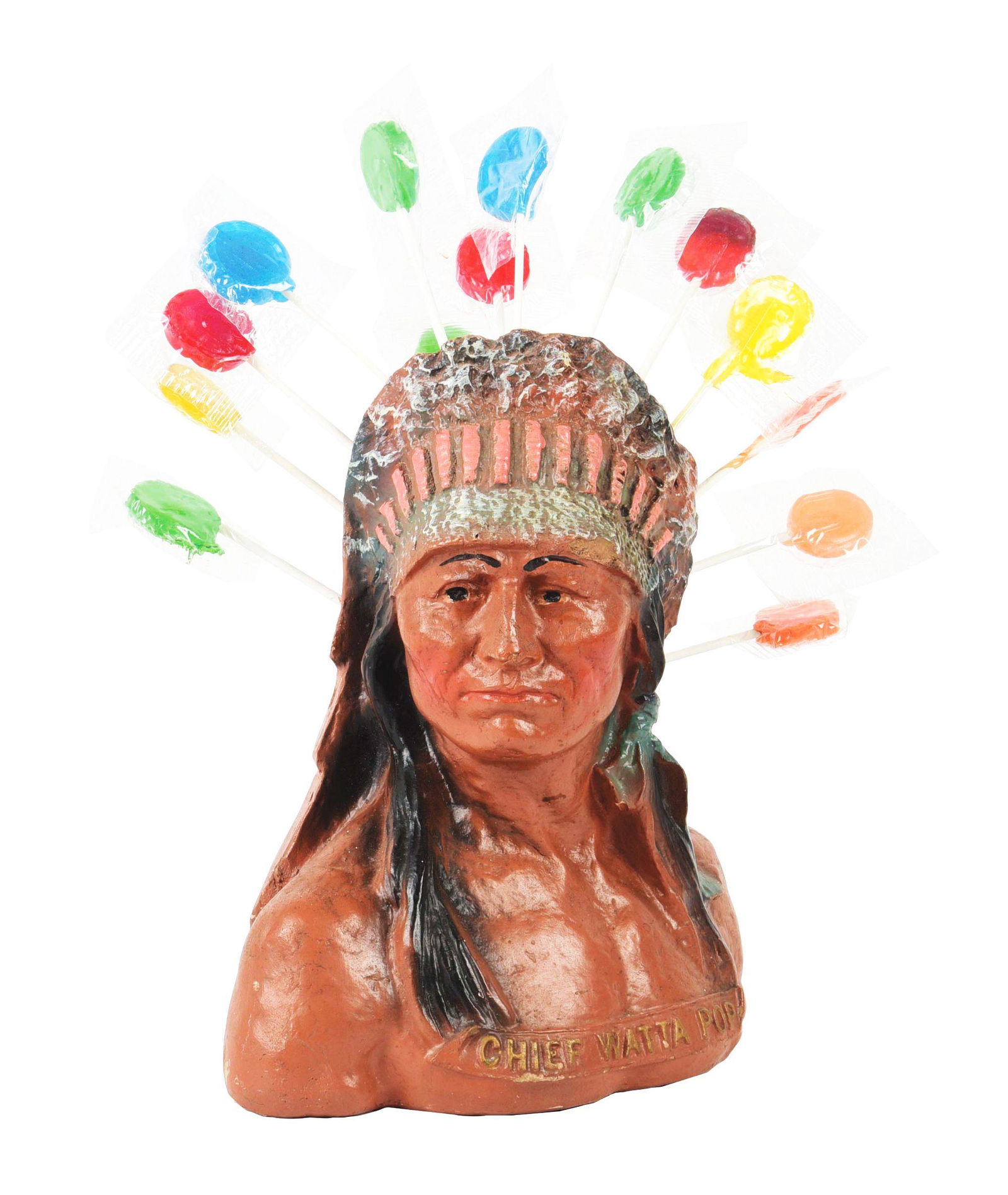 CHIEF WATTA POP LOLLYPOP DISPLAY. (1 of 4)