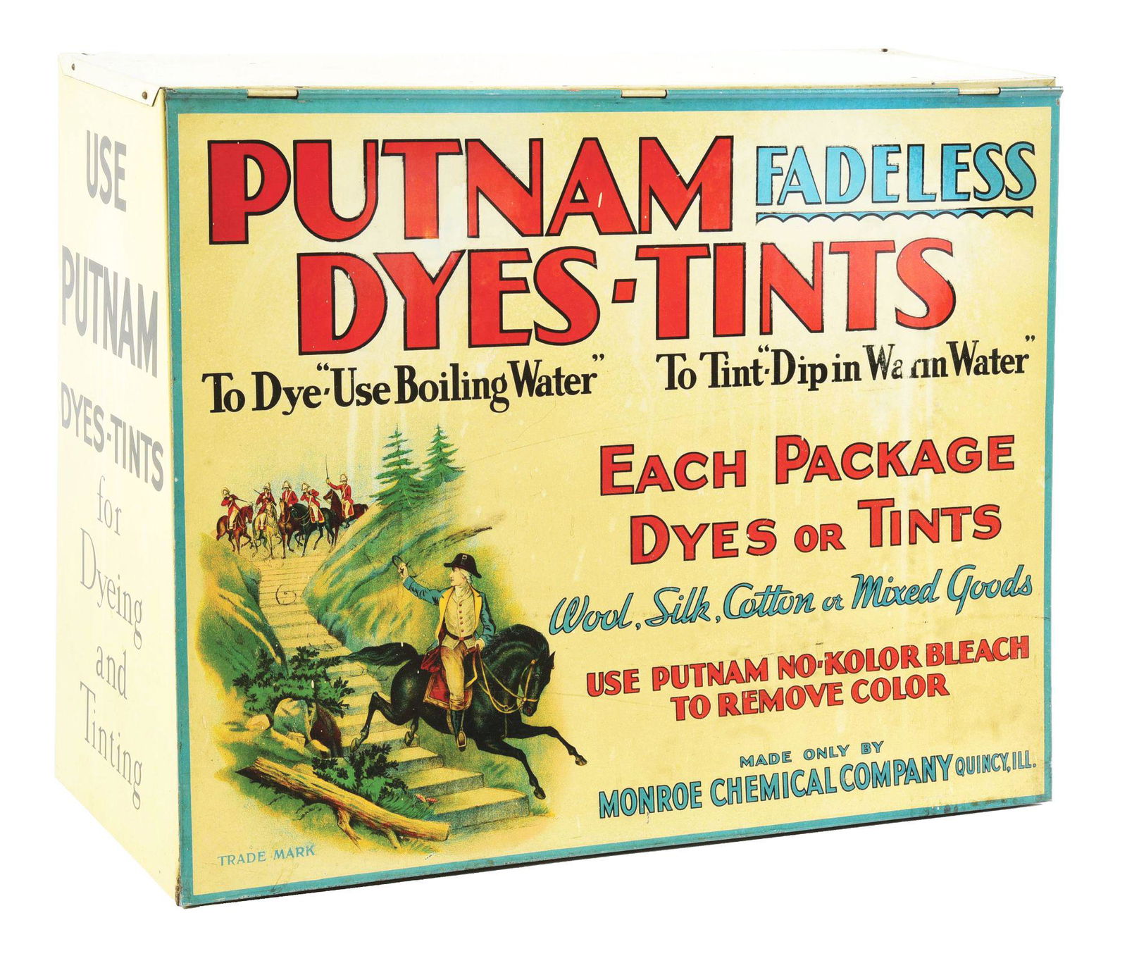 PUTNAM FADELESS DYES-TINTS STORE DISPLAY. (1 of 5)