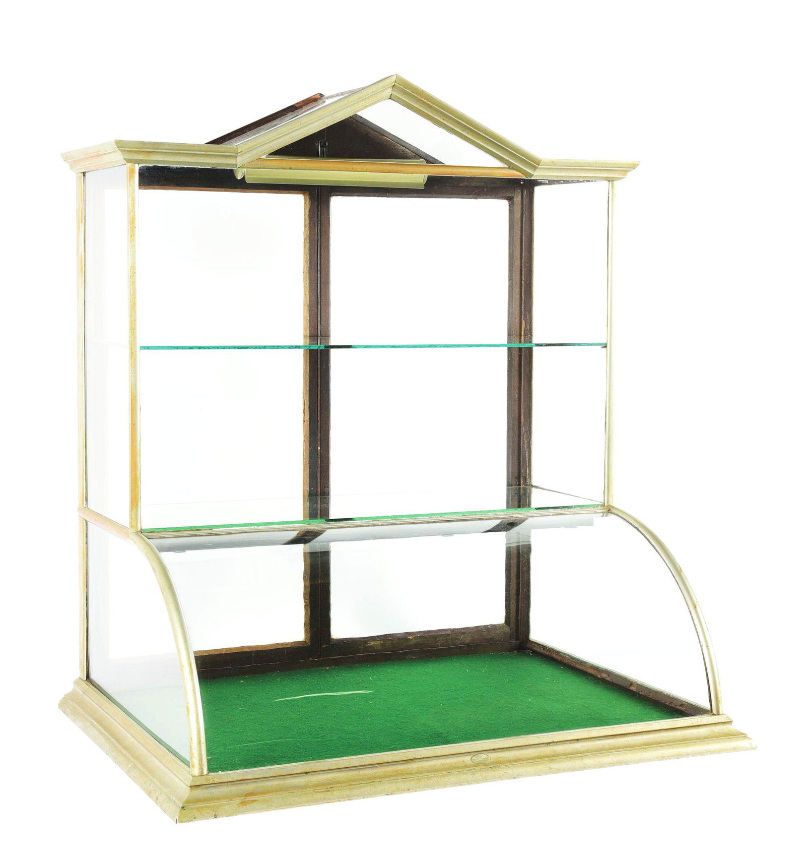 SCHMITT & CO. GLASS DISPLAY CABINET. (1 of 6)