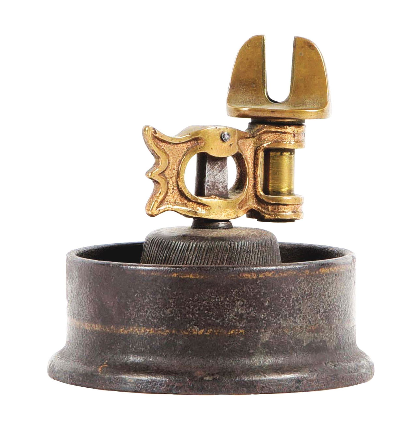 RARE "PRESIDENT" CAST IRON MECHANICAL PENCIL SHARPENER. (1 of 4)